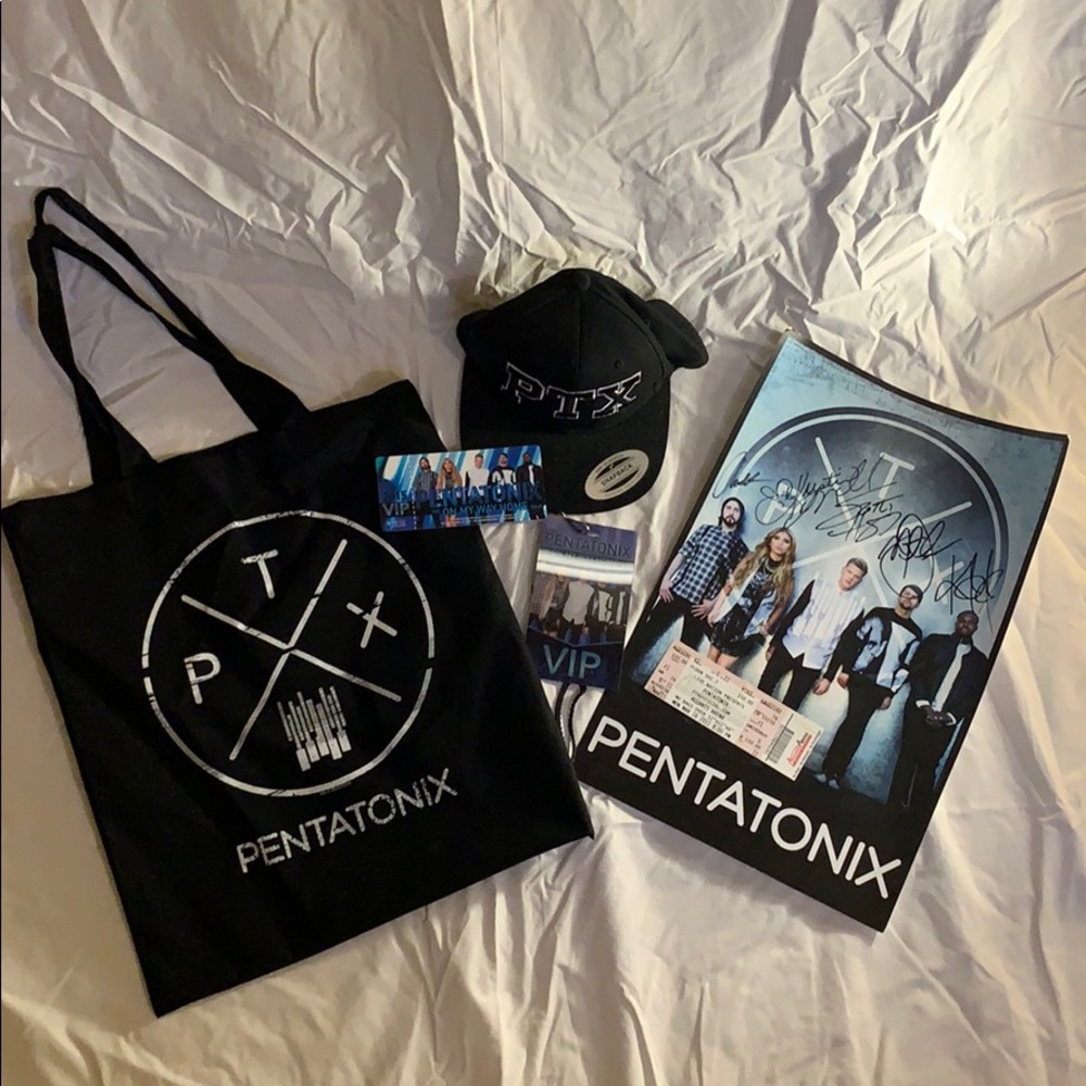 Authentic signed Pentatonix poster